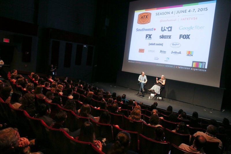 Ben Blacker (left), Marta Kauffman (photo: Jack Plunkett)
